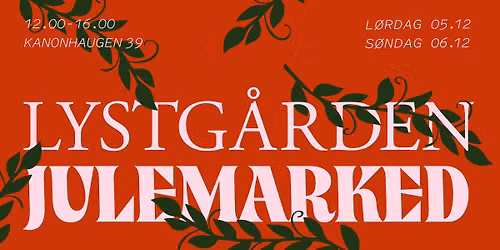 Julemarked p\u00e5 Lystg\u00e5rden 2026\u2764\ufe0f
