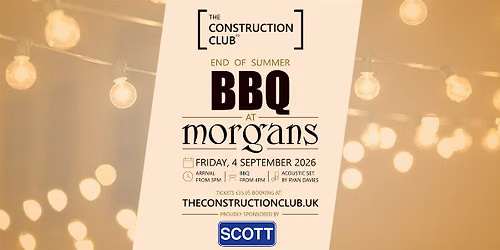 Construction Club end of summer BBQ Networking Event