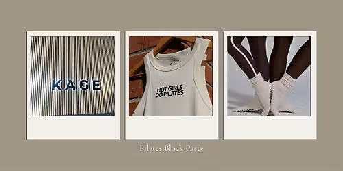 Crafteegarage Pilates Block Party at The Kage Method