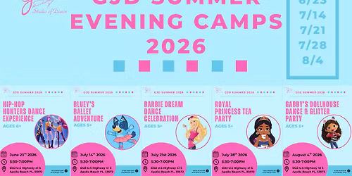 HipHop Hunters Dance Experience One Day Evening Camp