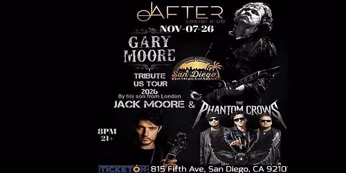 GARY MOORE TRIBUTE BY JACK MOORE & THE PHANTOM CROWS