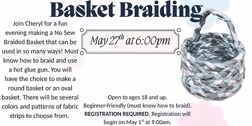 Basket Braiding with Miss Cheryl