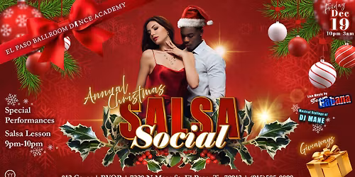 Christmas Salsa Social with Team Havana Salsa Band