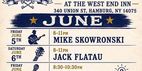 Sat June LIVE Music 