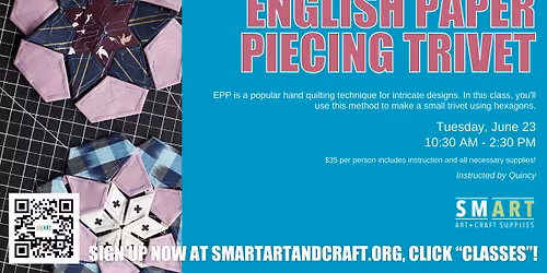 English Paper Piecing Trivet