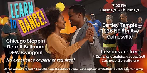 Learn to Dance - Steppin, Ballroom, Swingout!