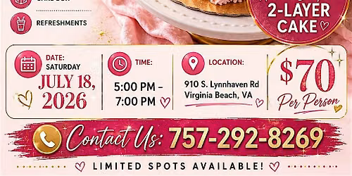 Cake & Sip Experience