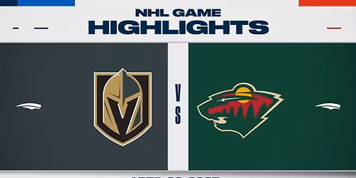 Vegas Golden Knights vs. Minnesota Wild