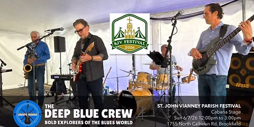 The Deep Blue Crew at Saint John Vianney Parish Festival