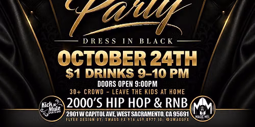 All Black Party -The  Seasoned & Sexy Way