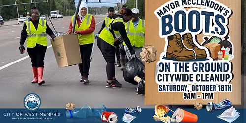 Mayor McClendon’s Boots on the Ground Citywide Cleanup!