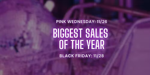 PINK WEDNESDAY + BLACK FRIDAY AT AVAAS \ud83d\udc9c\u2728