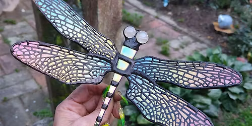 Stained Glass Dragonflies in The Beer Garden @ Barts
