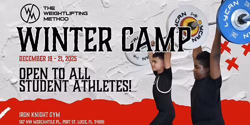 Student WINTER Weightlifting Camp
