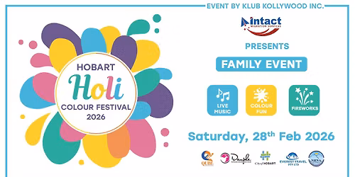 Hobart Holi Colour Festival 2026 - New Town