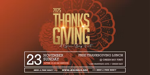 FREE Thanksgiving Lunch