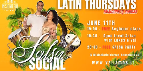 LATIN THURSDAYS @ MISIONIERIAI