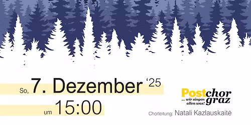 Adventkonzert Postchor Graz