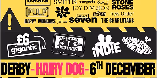 Stone Roses. Happy Mondays. Indie revolt. All live. Madchester Night.