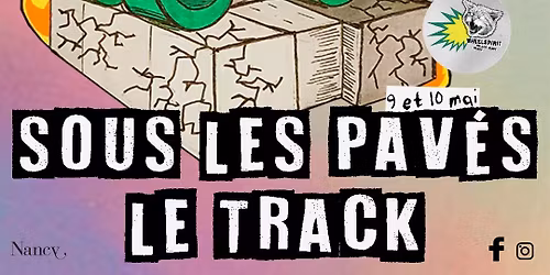 Matchs roller derby Nancy "sous les pav\u00e9s, le track"