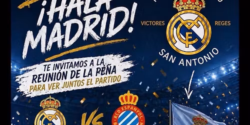Real Madrid vs Espanyol Watch Party San Antonio 