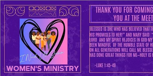 I Need U2 Survive Women's Ministry