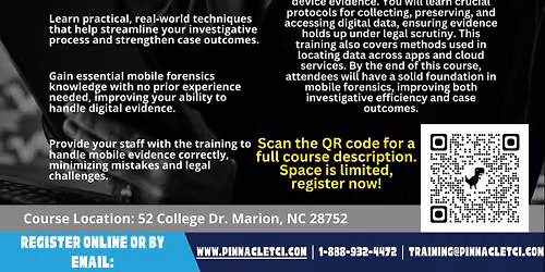 Mobile Device Investigation Fundamentals (MDIF)