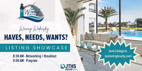 Winning Wednesday Listing SHOWcase Marketing Series