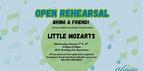 Open Rehearsal: Little Mozarts