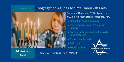 Congregation Agudas Achim Hanukkah Party