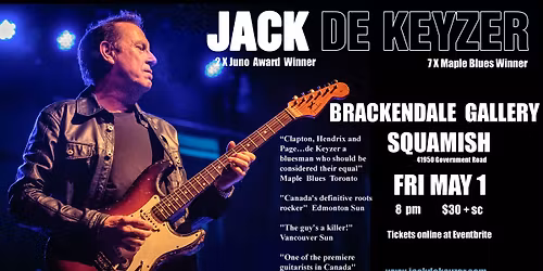 Jack de Keyzer  Brackendale, Squamish  Fri May 1 