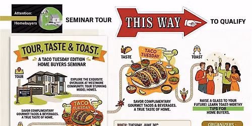 Tour, Taste & Toast Taco Tuesday Home buyers seminar