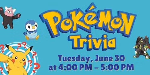 Pok\u00e9mon Trivia