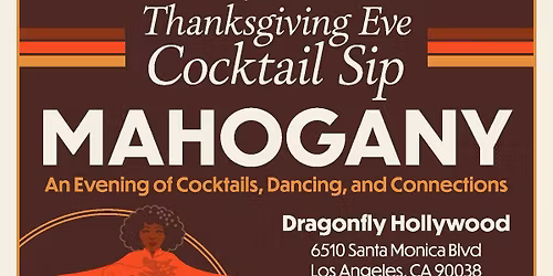 Thanksgiving Eve Cocktail Sip