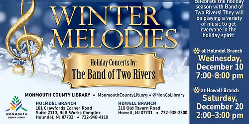 Winter Melodies: Band of Two Rivers Concert- Howell Branch