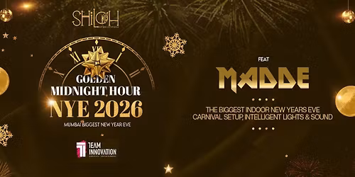 NYE 2026 - Golden Midnight Hour at Shiloh