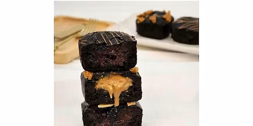 Ultimate Blackout Brownies Trio: Coffee Kahlua, Rum Raisins, Peanut Butter