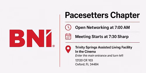 BNI Pacesetters Weekly Meeting