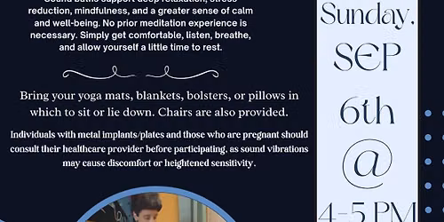 Sound Bath Meditation