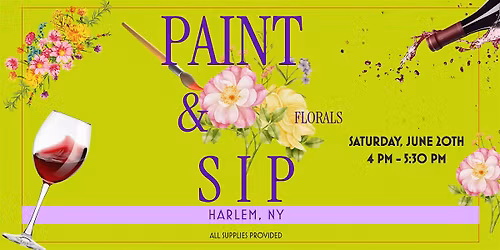 Paint & Sip - Florals Edition