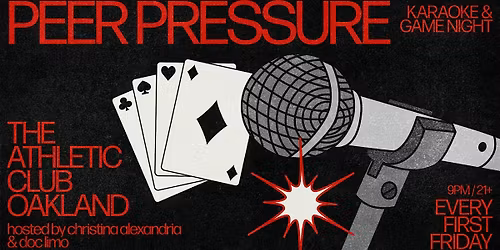 "Peer Pressure" Karaoke & Game Night Party