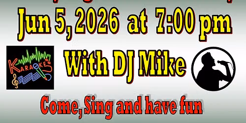 Friday Night Karaoke Party with DJ Mike
