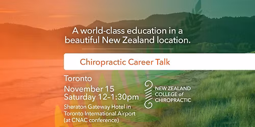 Toronto Chiropractic Career Talk