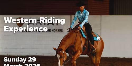 Have a go at Western Riding