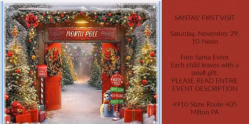 Free Santa Event 9th annual!!