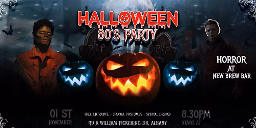 \ud83c\udf83 Halloween 80's Party \ud83d\udc7b Let\u2019s get Spooky \ud83d\udc7b