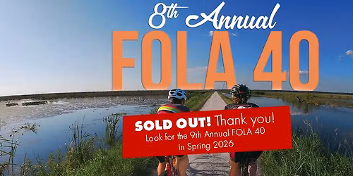 8th Annual FOLA 40 | Cycle Around Lake Apopka 2025