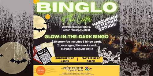 Binglo at The Center - Masquerade of Mayhem Edition!