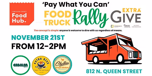 "Pay What You Can" Food Truck Rally & ExtraGive Celebration