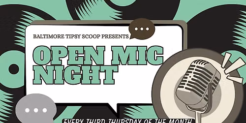 OPEN MIC NIGHT @ TIPSY SCOOP